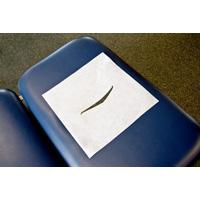 Sheet Headrest Chiropractic with Face Slot Smooth White 12 x 12 Inch [904] (1000/CS) by Graham Medical  ID 70904N